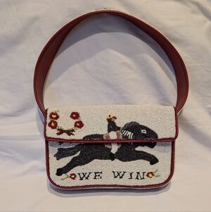 STAUD Beaded Tommy Bag in Derby